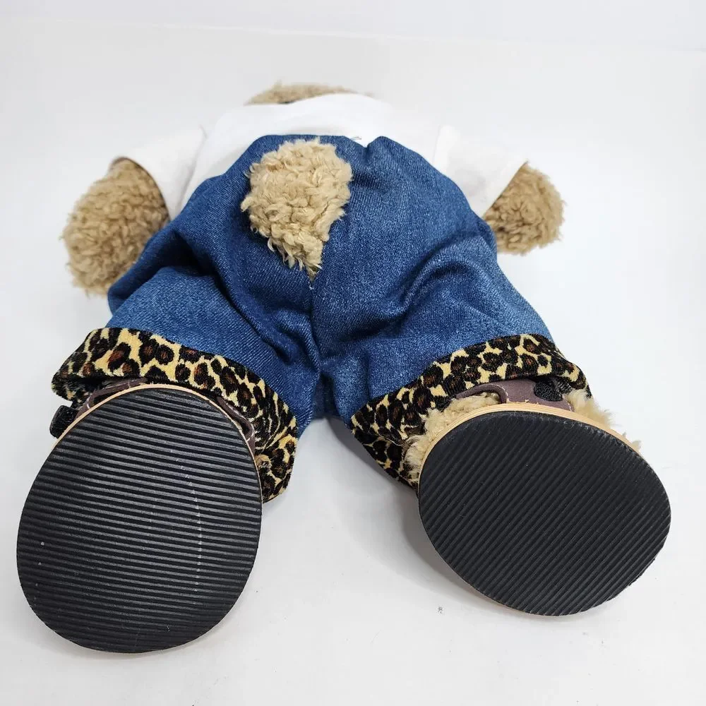 Build A Bear BAB Bear Stuffed Plush w. Outfit Vintage‎ 1997 Teddy Brown